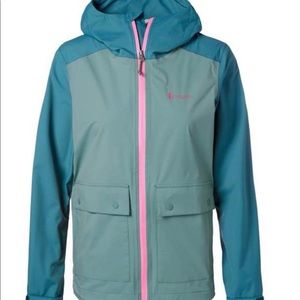 NWT Cotopaxi Parque Rain Shell Jacket Sage/Submarine